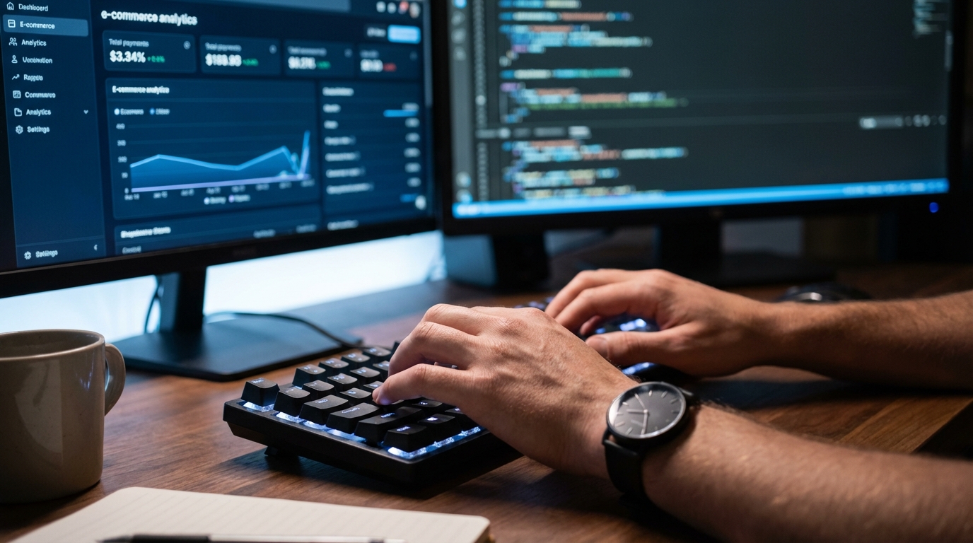 Titelbild für den Blogbeitrag: Onlineshop-Performance optimieren: Was wirklich was bringt (ohne Voodoo)