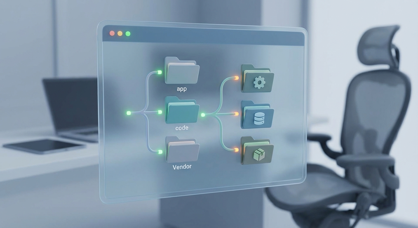 Screenshot der Ordnerstruktur in app/code/Vendor/Module mit etc/, Setup/, Model/