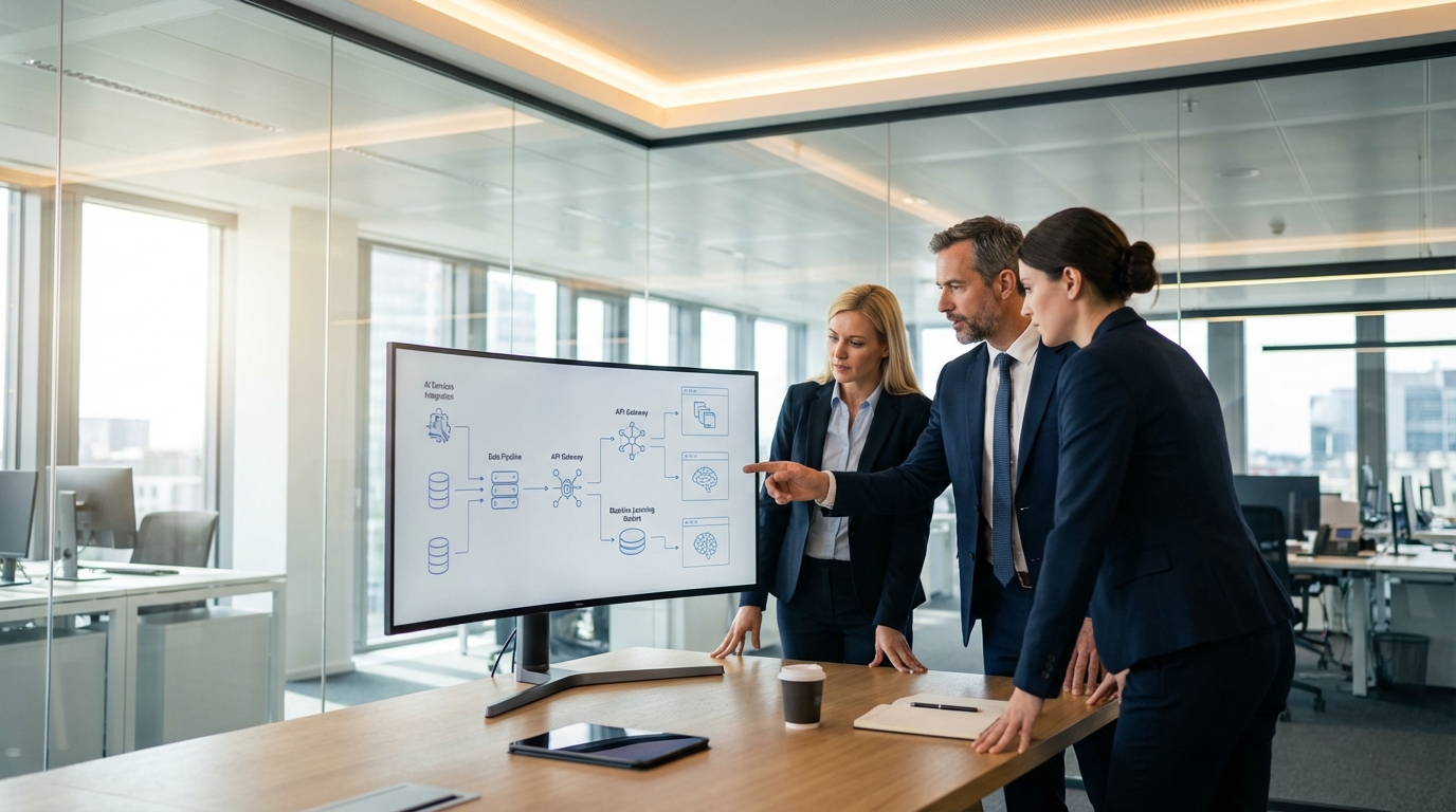 Titelbild für den Blogbeitrag: Implementing AI Services: An Architectural Approach