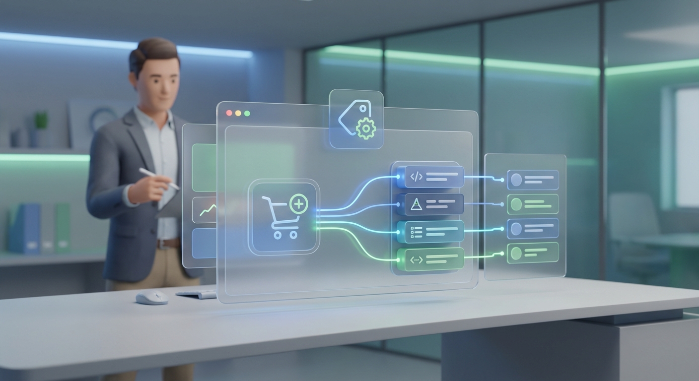 GTM Tag-Konfiguration „GA4 Event – add_to_cart“ mit Parameter Mapping auf ecommerce.items