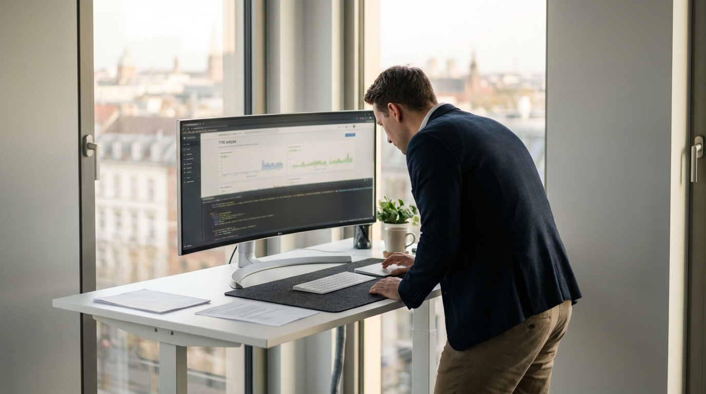 Titelbild für den Blogbeitrag: TTFB im Shop optimieren: Was wirklich hilft (ohne Voodoo)